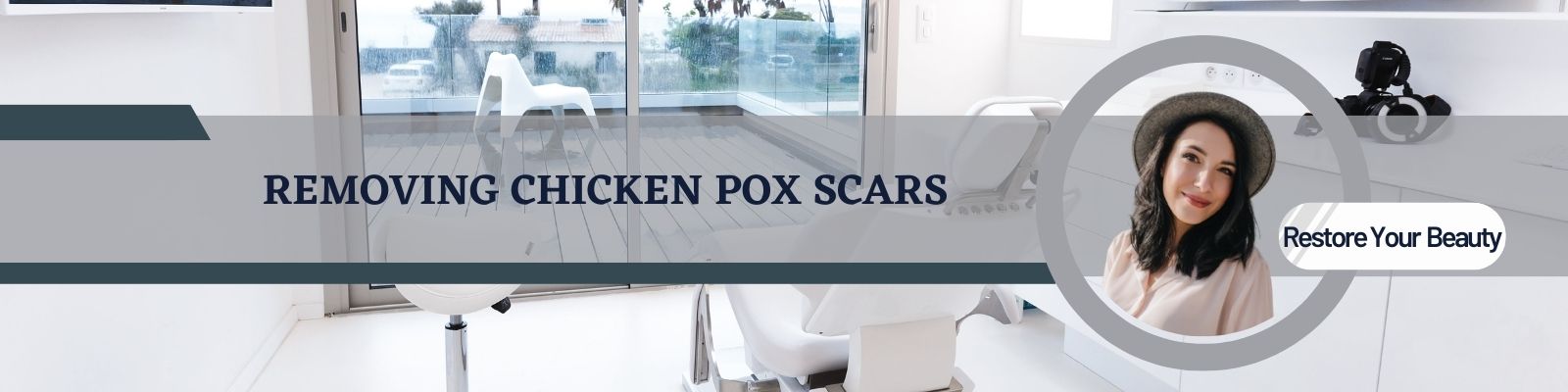 Chicken pox scar